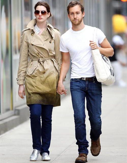 Anne Hathaway and Adam Shulman