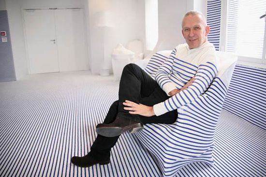Jean Paul Gaultier Elle Decoration Suite Interior Designs stripes img of Jean Paul Gaultier Elle Decoration Suite Interior Designs stripes
