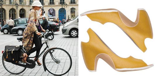 Peep Toe Yellow Pump's by CAMPER
