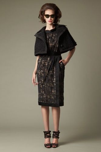 Chris Benz Resort 2011 black blazer