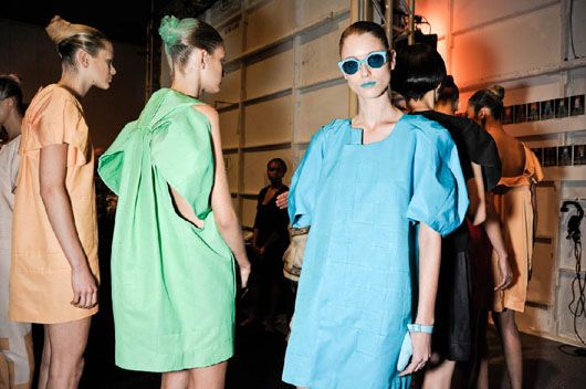 Alexandre Herchcovitch green dress image of Alexandre Herchcovitch green dress