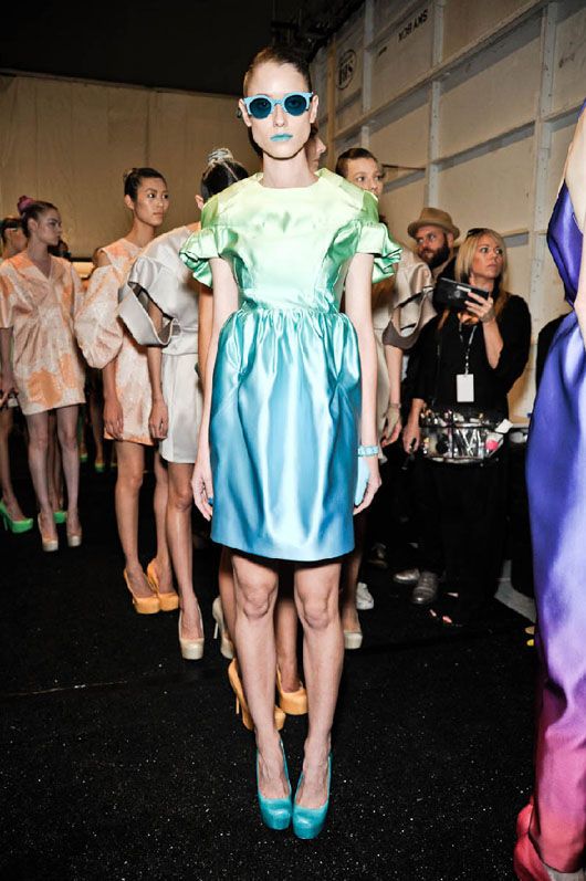 Alexandre Herchcovitch pastel dress image of Alexandre Herchcovitch pastel dress