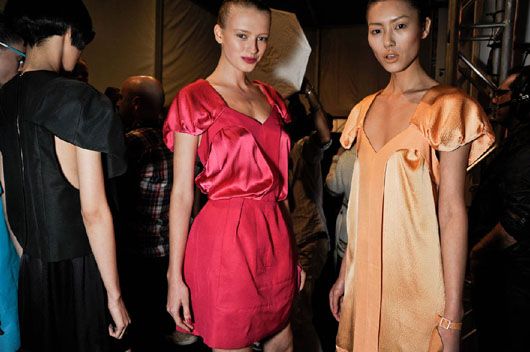 Alexandre Herchcovitch pink dress image of Alexandre Herchcovitch pink dress