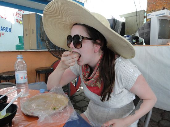 Sam Whelan eating image of Sam Whelan eating