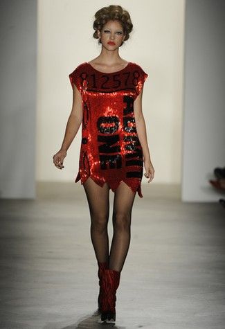jeremy scott raffle ticket dress image of jeremy scott movie ticket dress