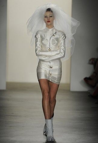jeremy scott wedding attire image of jeremy scott recycled wedding attire