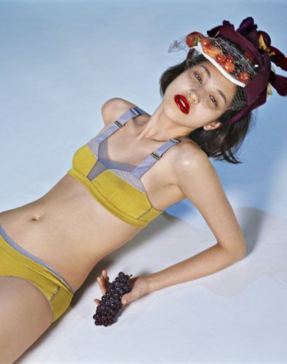 Kiko Mizuhara Barneys Holiday Campaign image of Kiko Mizuhara Barneys Holiday Campaign