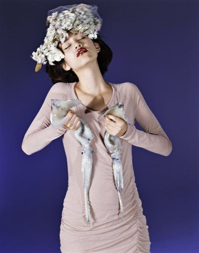 Kiko Mizuhara in the NYC Store's Holiday Campaign image of Kiko Mizuhara in the NYC Store's Holiday Campaign