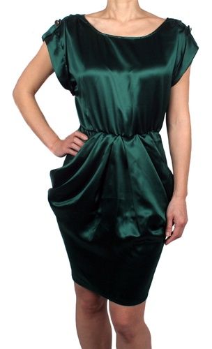 Amanda Christine Green Silk Dress Amanda Christine Green Silk Dress