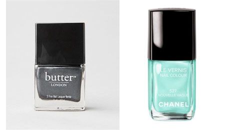 Charcoal and pastel nail polish trends