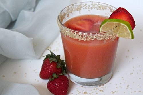 Strawberry Mango Green Tea Limeade image of Strawberry Mango Green Tea Limeade