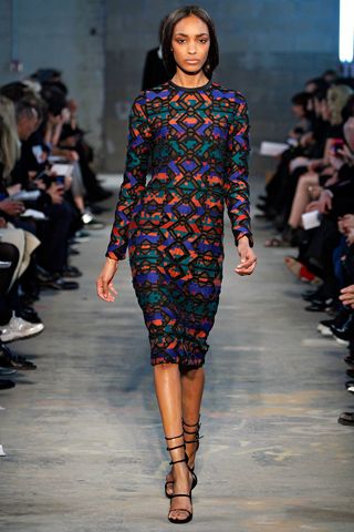 Proenza Schoeuler Fall 2011 RTW-Navajo tribal Style-img2 Proenza Schouler Fall 2011 RTW- Navajo tribal style- Laurel Schaffer - Downright Red