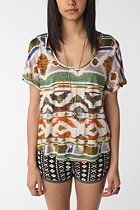 Urban Outfitters Ecote Warior inside out Print tee