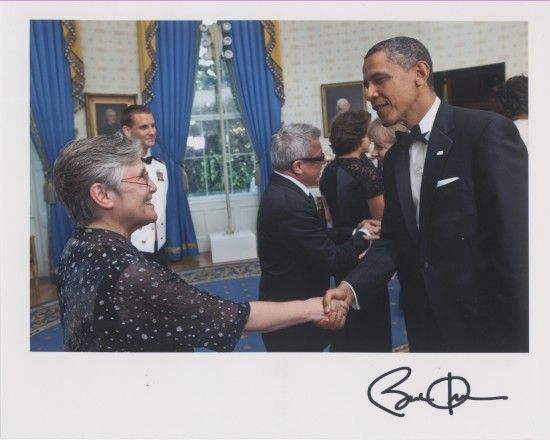 Nina Libeskind and the President image of Nina Libeskind and the President