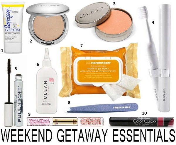 Top 10 Weekend Getaway Beauty and Personal Care Products image of Top 10 Weekend Getaway Beauty and Personal Care Products