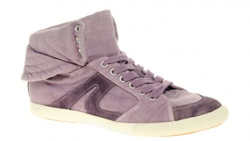 ASOS DUDE Washed Canvas High Tops image of ASOS DUDE Washed Canvas High Tops