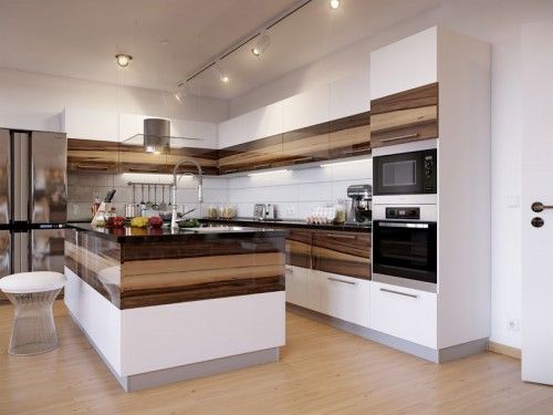walnut wood kitchen walnut wood kitchen