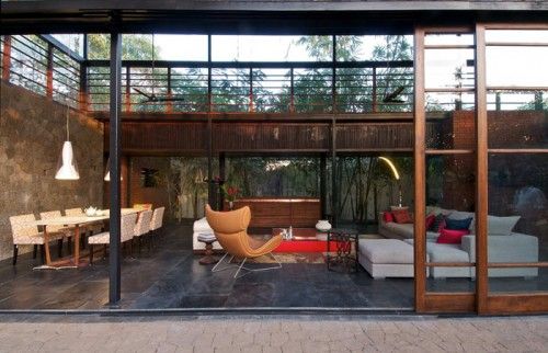 house with sliding doors image of house with sliding doors