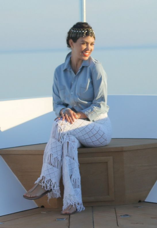 Kourtney Kardashian in Nightcap Clothing